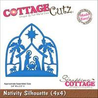 CottageCutz Die 4X4-Nativity Silhouette Made Easy 262828