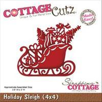 CottageCutz Die 4X4-Holiday Sleigh 273113