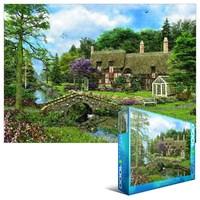 Cobble Walk Cottage by Dominic Davidson 1000 Piece Jigsaw Puzzle