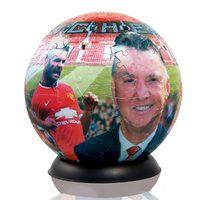 collectable 3d 240 piece manchester united football puzzle ball