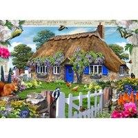 Country Cottage Collection No 6 Wisteria Cottage Jigsaw Puzzle