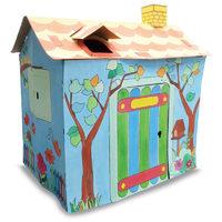 Colour Your Own Cardboard Playhouse