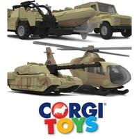 Corgi 5 Piece Assorted Military, Emergency, Agriculture Or Construction Set.1:84