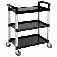 Compact 3 Tier Polypropylene Trolley