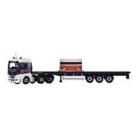 corgi man tgx flatbed load diecast model lorry