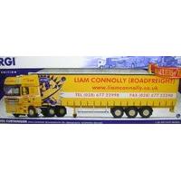corgi 150 daf 105 curtainside liam connolly roadfreight truck model