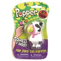 Cow Squeeze Popper Keychain