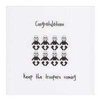 Congratulations, Keep The Troopers Coming New Baby Card