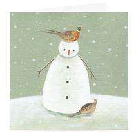 Comfortable Perch Christmas Card