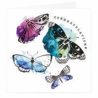 Congratulations Butterfly Card