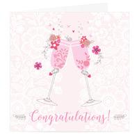 Congratulations Champagne Card