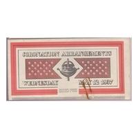 Coronation Arrangements - Wednesday May 12th, 1937