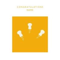 corks | personalised congratulations card