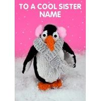 Cool Sister Penguin - Christmas Knit and Purl