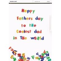coolest dad fathers day card