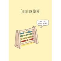 Count on me | Good Luck Card | OD1044