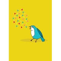 Confetti Bird | Birthday Card | SS1016