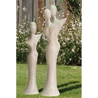 couple sculpture in poly white