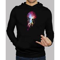 cosmic jellyfish hooded guy