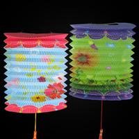 Colourful Flower Concertina Lanterns (10 Pack)