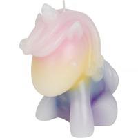 colour melting unicorn candle