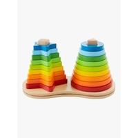 Colourful Pyramid Stacking Game muticolour