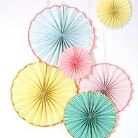 Coloured Pinwheel Decorations