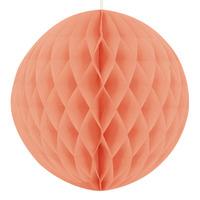 coral honeycomb paper ball