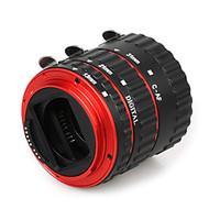 Colorful Metal Electronic TTL Auto Focus Focus AF Macro Extension Tube Ring for Canon EOS EF EF-S 60D 7D 5D II 550D
