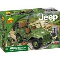 cobi small army jeep willys mb green 24110