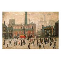 Coming Home from the Mill By L.S Lowry