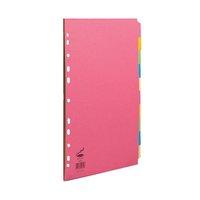 concord bright subject dividers europunched 10 part a4 assorted ref 50 ...
