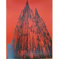 Cologne Cathedral (red), 1985 By Andy Warhol