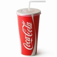 coca cola paper cups set 22oz 630ml set of 1000