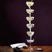 coupe stack champagne tower gift set