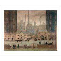 Coming From The Mill, c.1917-1 By L.S Lowry