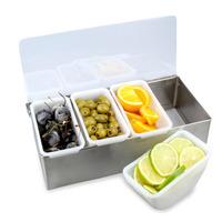 Condiment Dispenser 4 Compartment