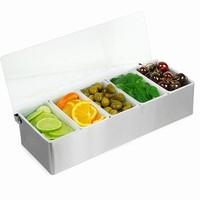 Condiment Dispenser 5 Compartment