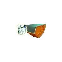 Container net cover, 2, 5 x 5 m, thickness: 3mm, mesh size 50mm, with bungee cord McBull