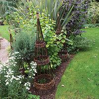 Concentric Willow Obelisk 1.5m - Pack of 2