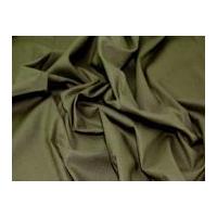 Cotton & Linen Blend Dress Fabric Olive Green