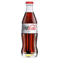 Coca Cola Diet Coke 330ml Icon Glass Bottle