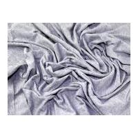Cotton & Viscose Blend Stretch Knit Single Jersey Dress Fabric Grey Marl
