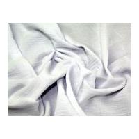 Cotton Crinkle Muslin Dress Fabric White