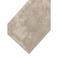 Cotton deep pile soft and absorbent bathroom bath mat rug - Beige