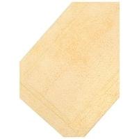 Cotton deep pile soft and absorbent bathroom bath mat rug - Yellow
