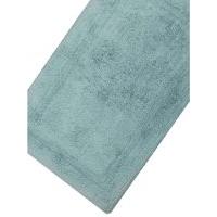 Cotton deep pile soft and absorbent bathroom bath mat rug - Peppermint