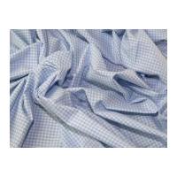 colour woven yarn dyed 2mm gingham cotton chambray dress fabric sky bl ...