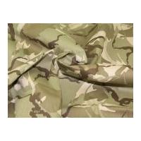 cotton drill camouflage dress fabric desert beige