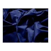 Cotton Velvet Dress Fabric Navy Blue